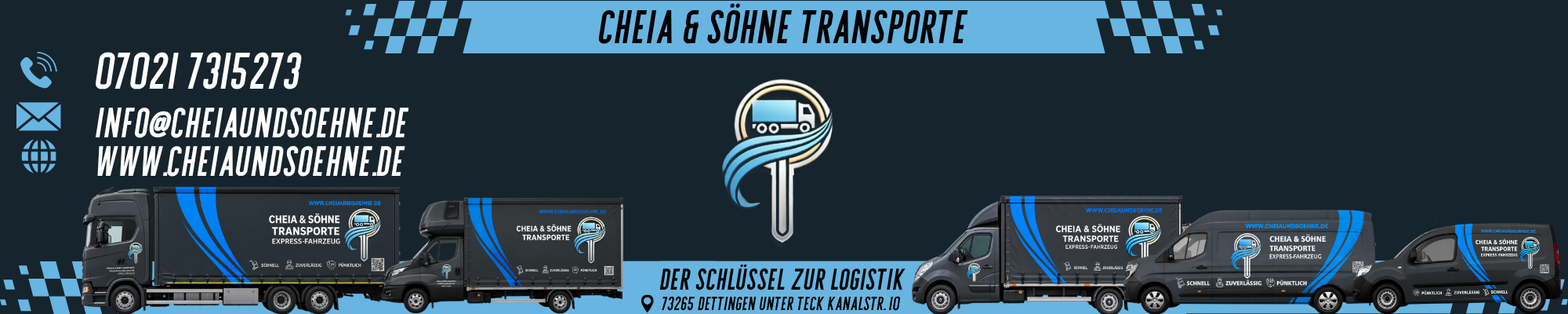 Cheia & Söhne Transporte – Der Schlüssel zur Logistik! Unsere Fahrzeugflotte und Kontaktdaten.